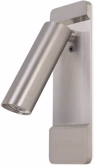 Netlighting Lire LED Wall Reading Light in Grey with 179lm and 2700K Warm White Light – 3