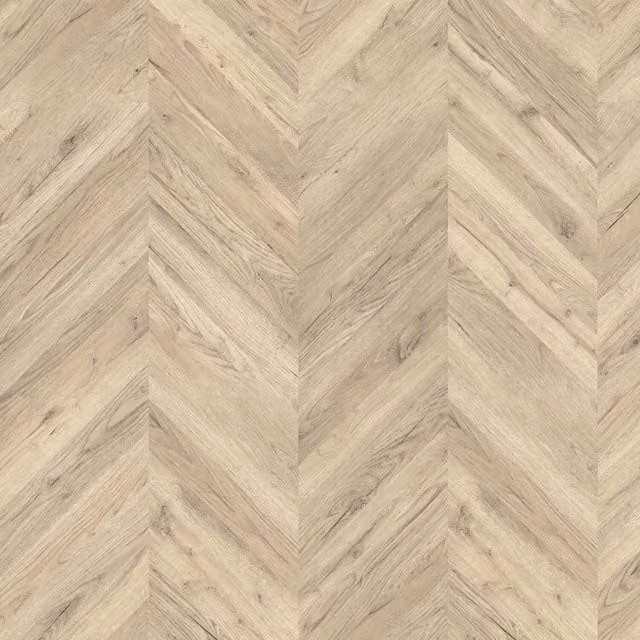 Egger 8mm Wood Look Laminate Flooring Sample in Light Luanda Oak Brown and Beige