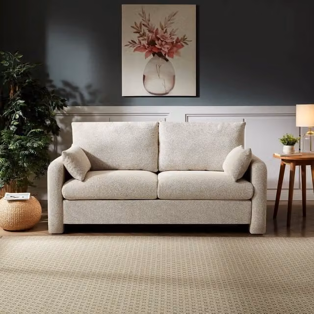 Artemis Home Shorewood 2 Seat Fabric Sofa in Beige