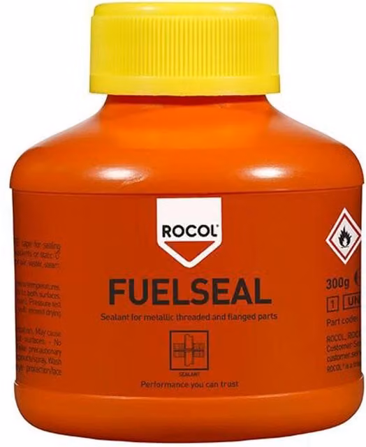 Rocol Fuelseal Foliac Super Red Pjc High Pressure Flexible Sealant, 375 g