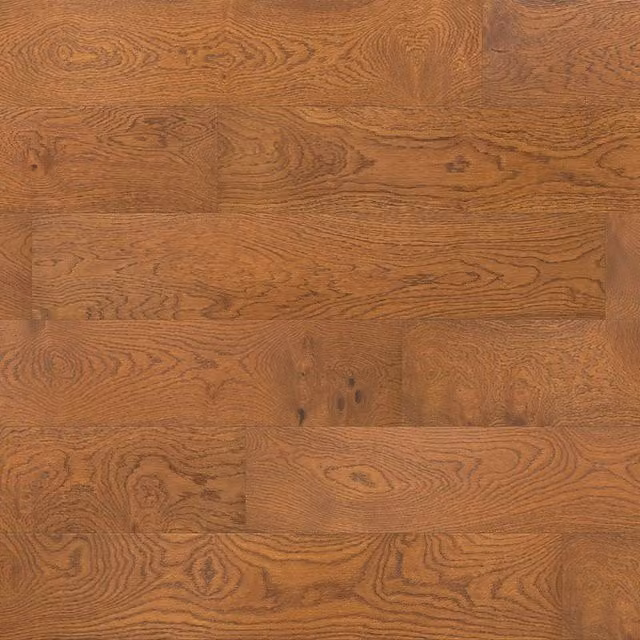 Beaufort Rustic Engineered Oak Wood Effect Vinyl Plank Flooring in Brown