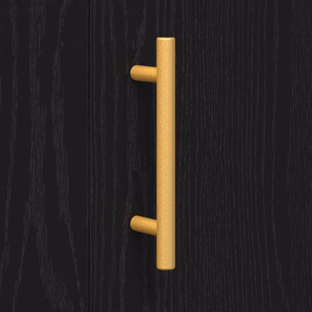 Berkfield Home Black Oak Sideboard in Black and Gold, W/D/H: 90 x 34 x 80 cm – 7