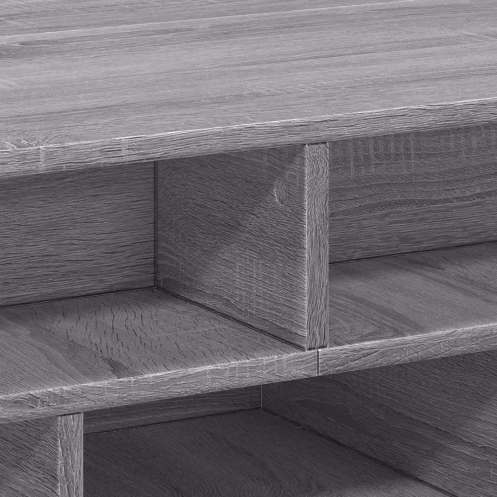 Berkfield Home Decorative Coffee Table in Grey Sonoma, W/D/H: 70 x 70 x 29 cm – 4