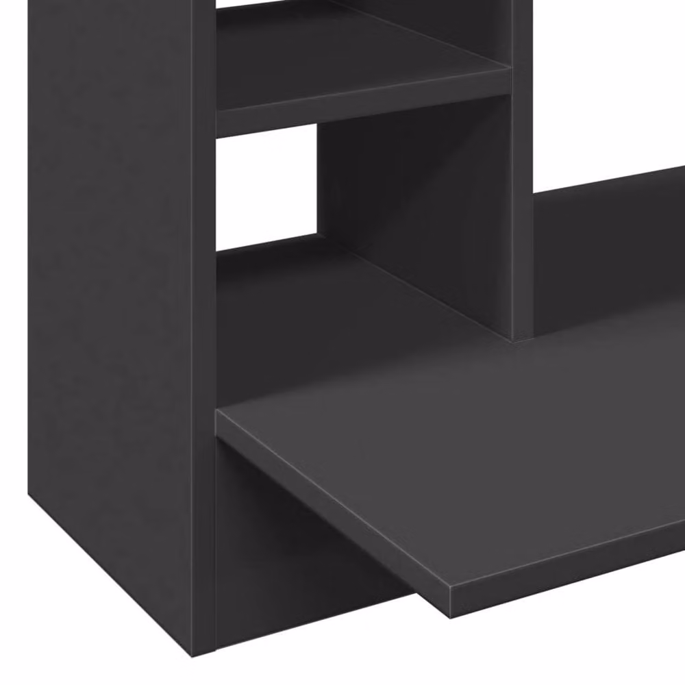 Berkfield Home Modern Wall-Mounted Writing Desk in Black, W/D/H: 105 x 48 x 75 cm – 5