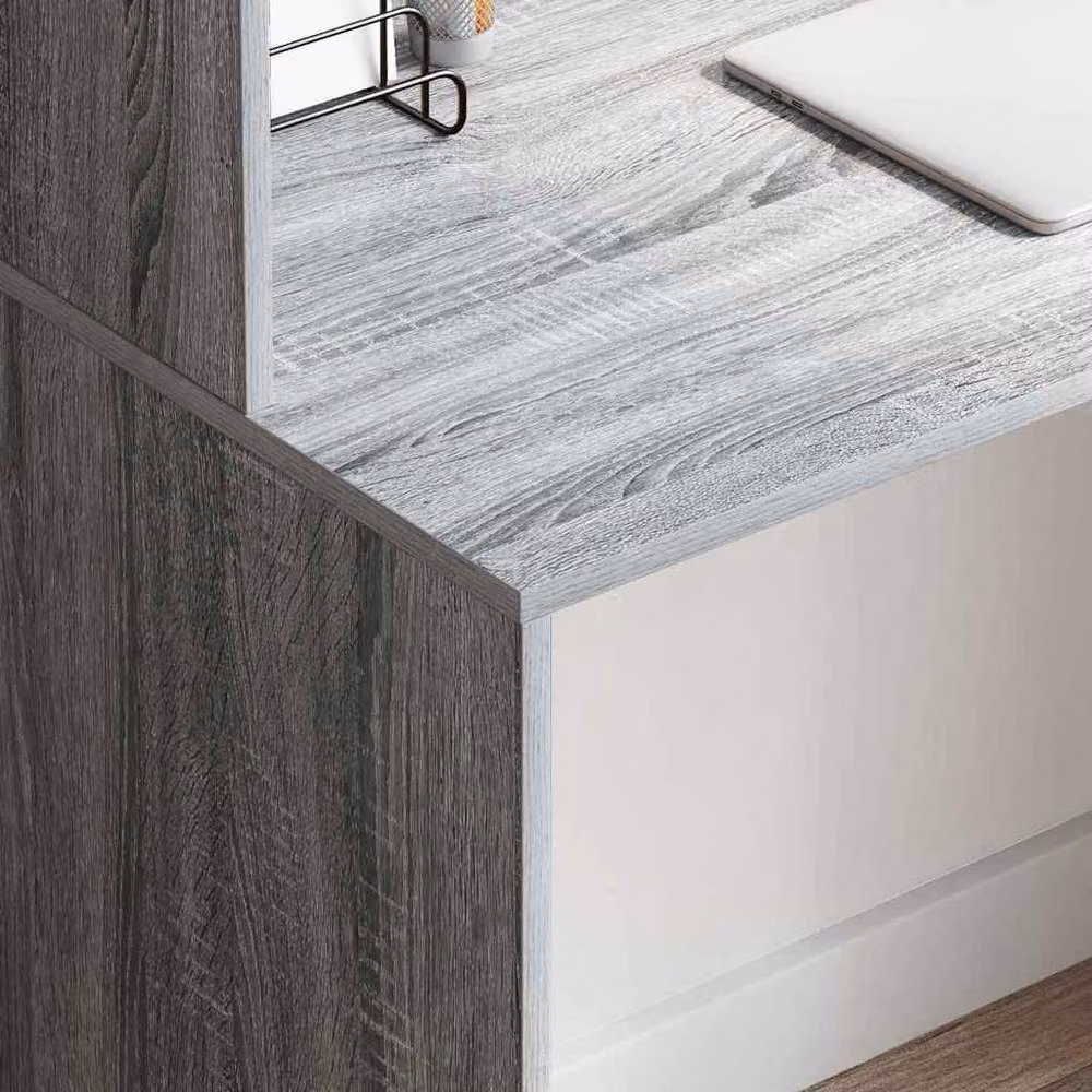 Berkfield Home Grey Writing Desk in MDF Laminate – 2