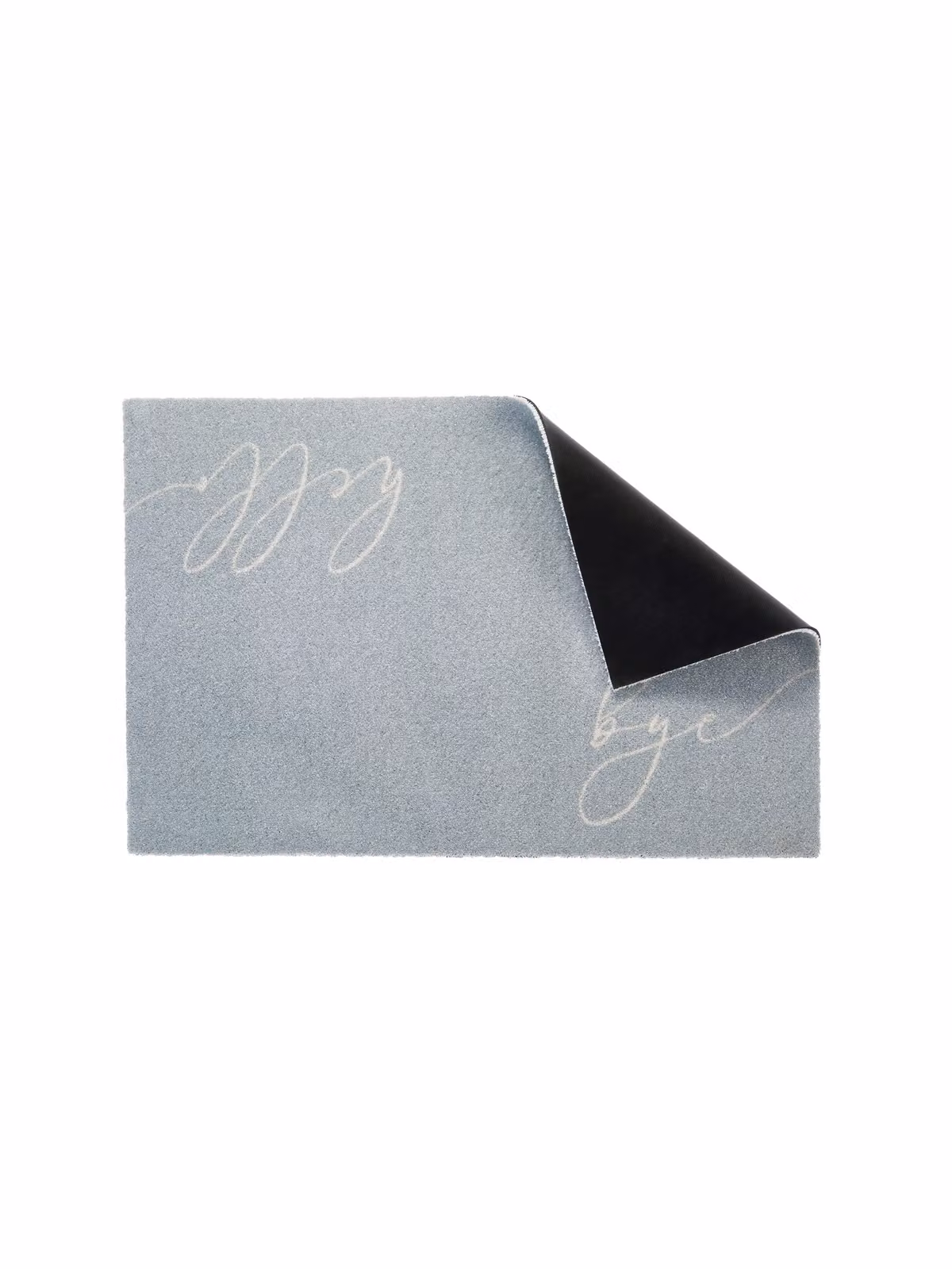 Artsy Mats Hello Bye Indoor Washable Non-Slip Doormat, Blue, W: 60 cm, D: 40 cm – 2