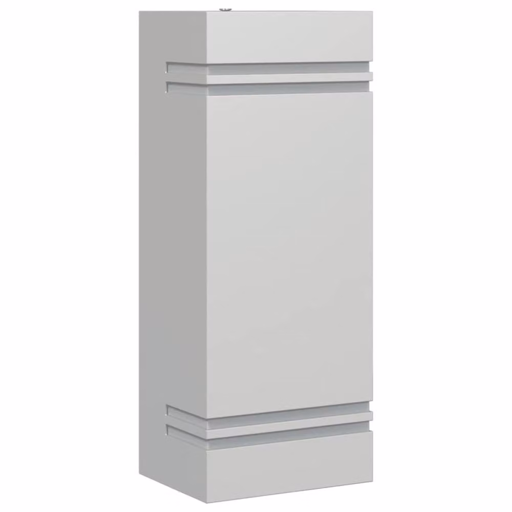 Berkfield Home Modern Silver Stainless Steel Outdoor Up and Down Wall Light – 2