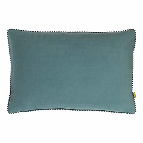 Furn Cosmo Blue Velvet Square Cushion, W/D/H: 45 x 45 x 45 cm – 1
