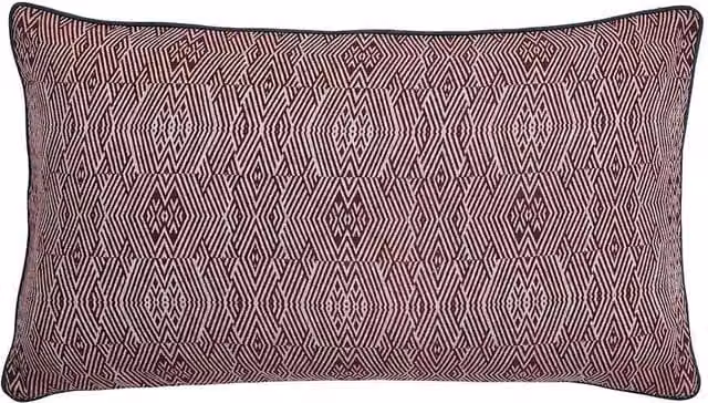 Bedeck of Belfast Katara/Umma Pure Cotton Geometric Cushion in Red