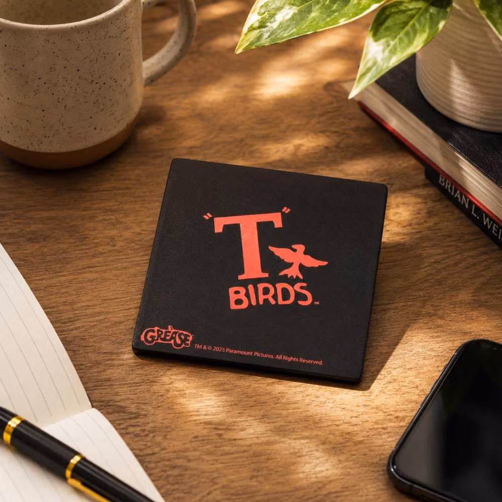 Widdop Bingham & Co Ltd Fandomania Grease T Birds Coaster, Black – 3
