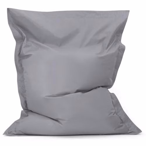 icon Bazaar Giant Indoor Outdoor Bean Bag Lounger in Navy Blue and Light Grey, W: 140 cm, D: 30 cm – 3