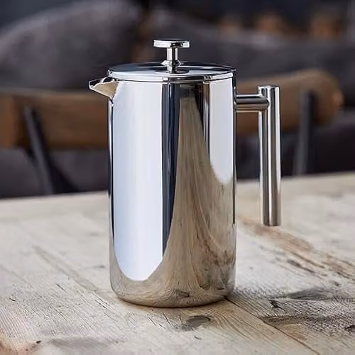 Stellar Double Walled Stainless Steel Cafetiere, 1.4 l, Silver – 2