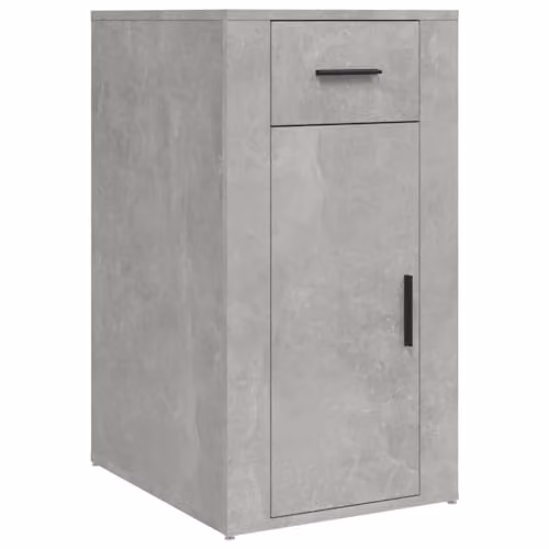 vidaXL Modern Desk Cabinet in Concrete Grey, W/D/H: 40 x 49 x 75 cm – 1
