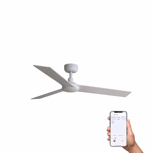Netlighting FARO Barcelona Small 3 Blade Ceiling Fan in White