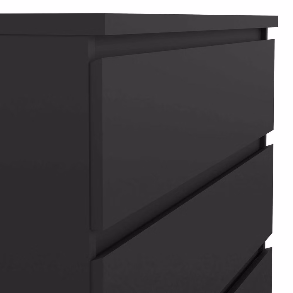 Wyld Haus Budapest Matt Black 5 Drawer Chest – 3