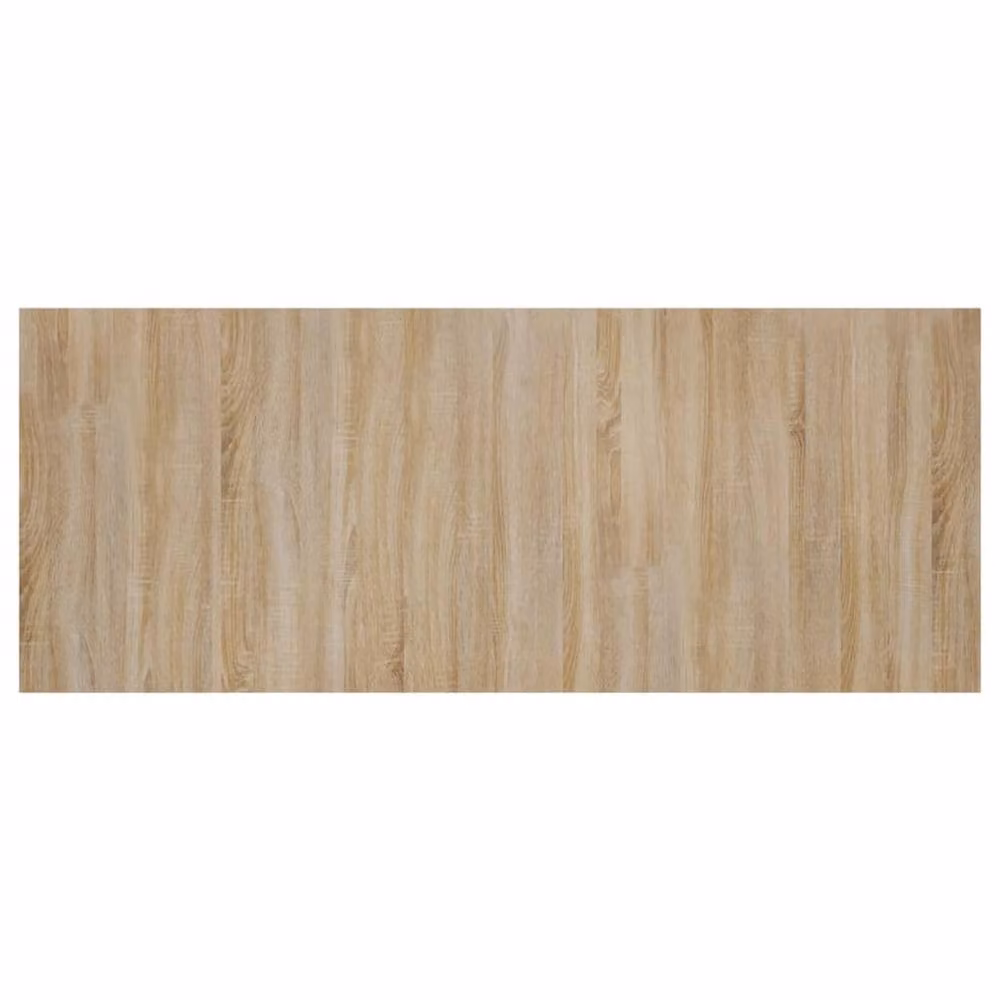 Berkfield Home Sonoma Oak Bed Headboard, Brown Engineered Wood, W: 200 cm, H: 80 cm, D: 1.5 cm – 2