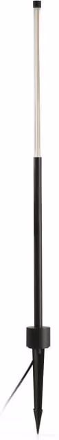 Faro Bambou 1268 Black LED Ground Spike Lamp, 8W, 2700K Warm White, IP65, Aluminium