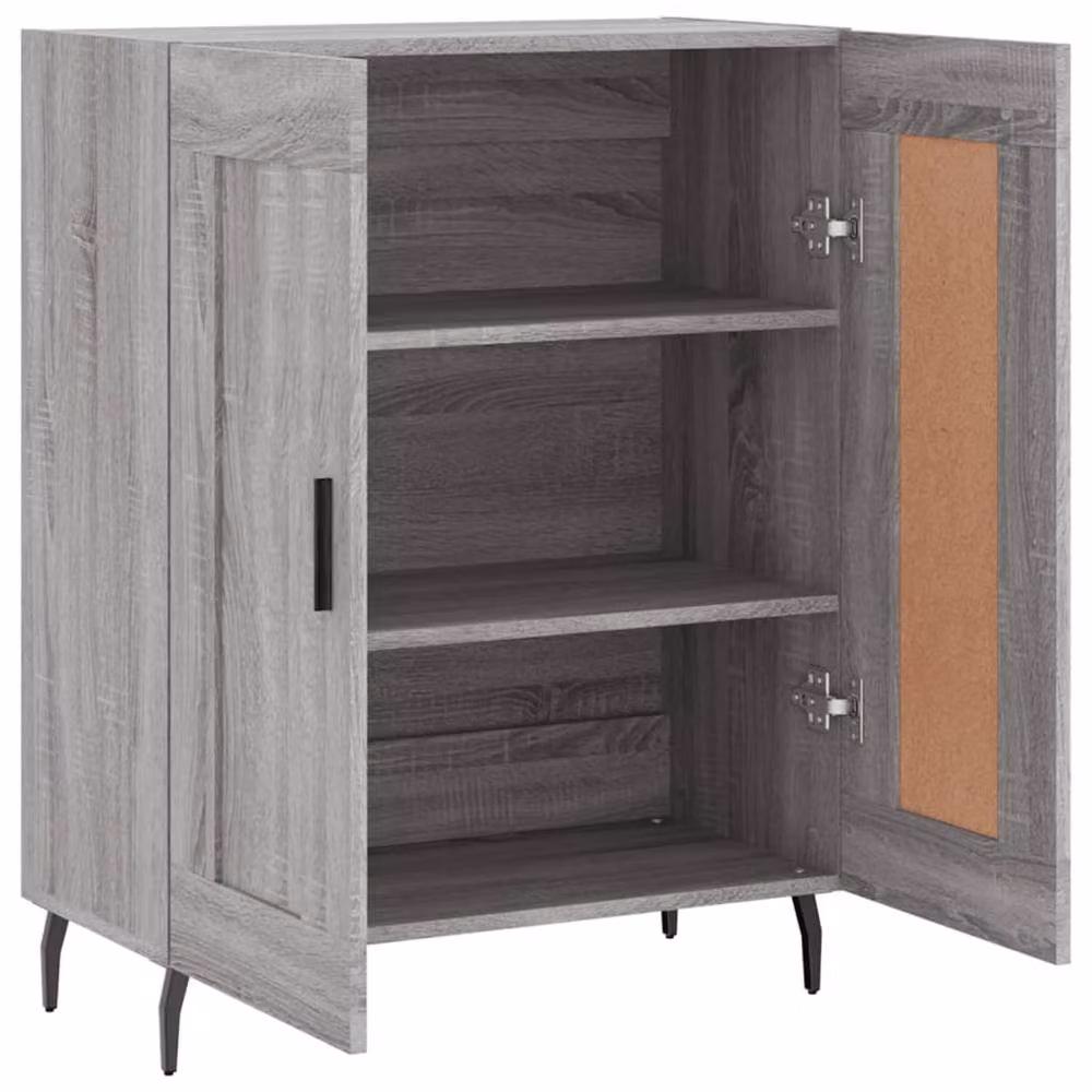 Berkfield Home Grey Sonoma Sideboard, W/D/H: 69.5 x 34 x 90 cm – 2