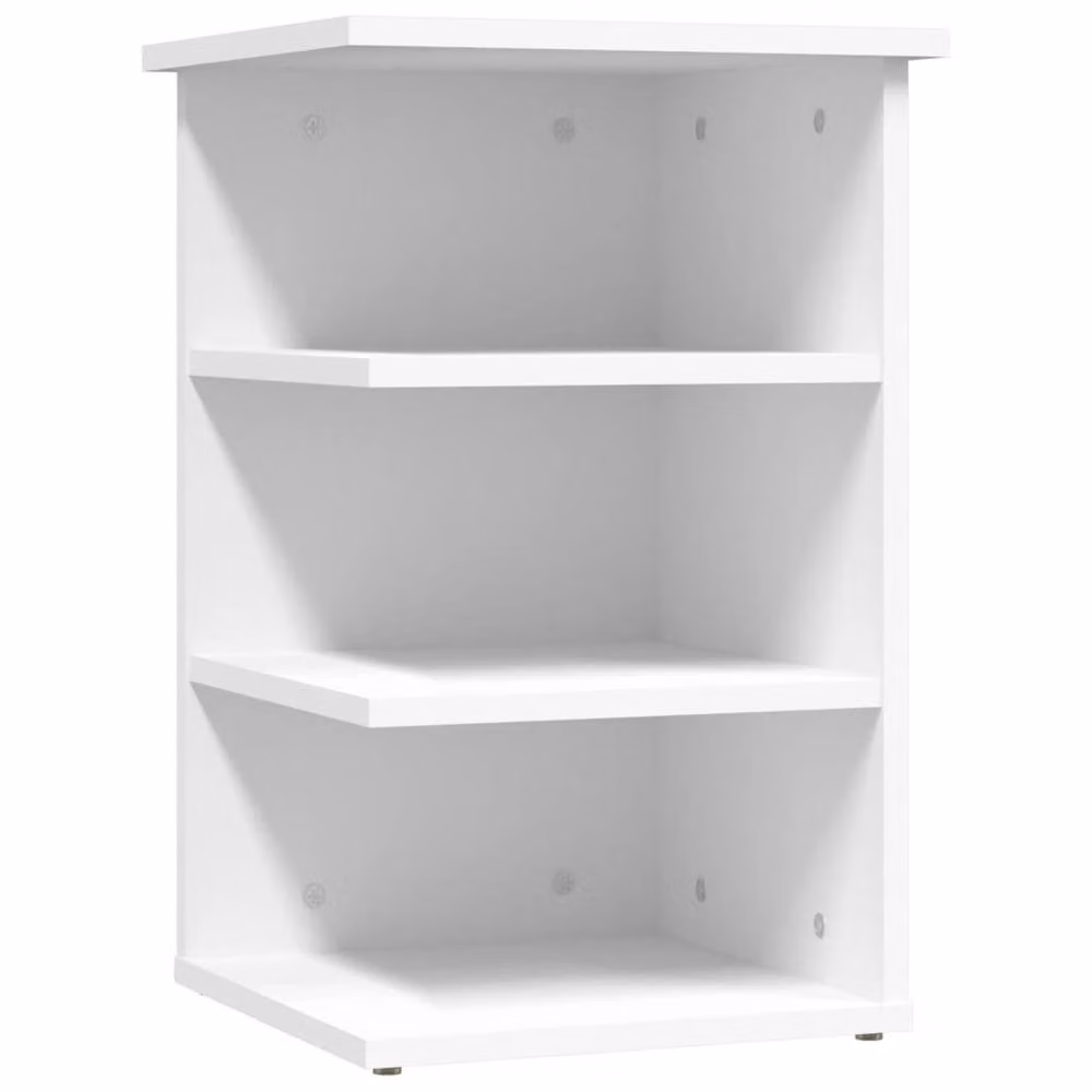 Berkfield Home White Wall Mounted Side Cabinet W/D/H: 35 x 35 x 55 cm – 3