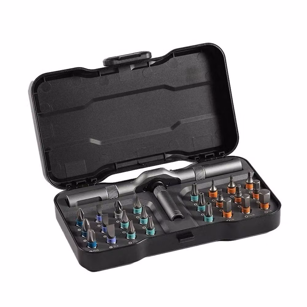 FLAVORA 24-in-1 Magnetic Manual Screwdriver Repair Tool Kit in Black – 2