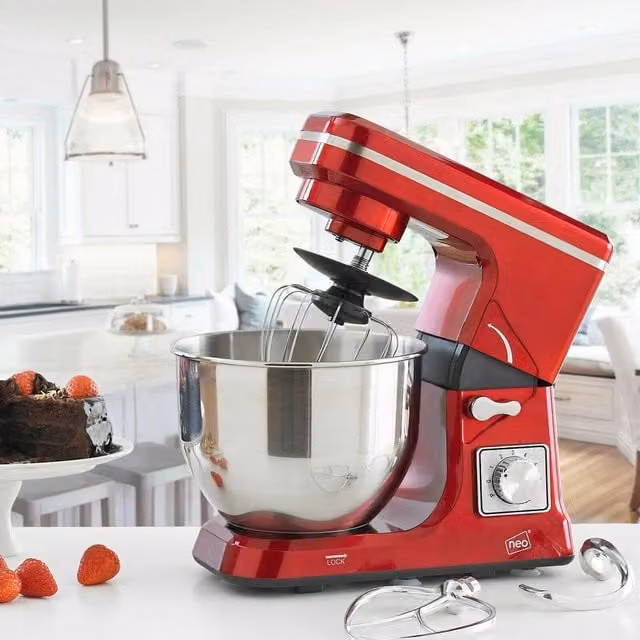 Neo Electric Stand Mixer in Red
