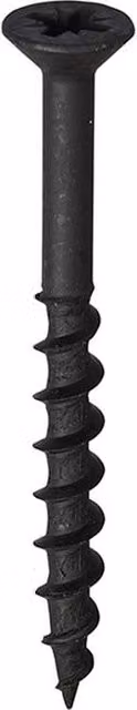 Unifix Black Oxide Pozidriv Countersunk Wood Screws, 8G, Box of 500