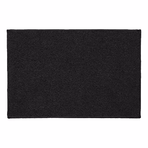 JVL Eden Machine Washable Latex Backed Doormat, Black, W: 40 cm, D: 60 cm – 5
