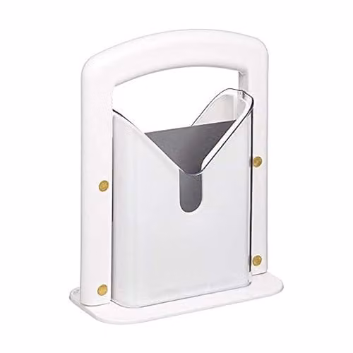 KitchenCraft Bagel Slicer and Cutter in White, W/D/H: 18 x 9.5 x 23.5 cm – 1