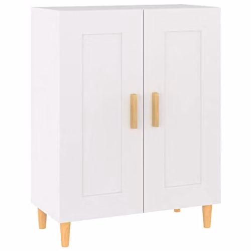 vidaXL Classic White Sideboard in Engineered Wood W/D/H: 69.5 x 34 x 90 cm