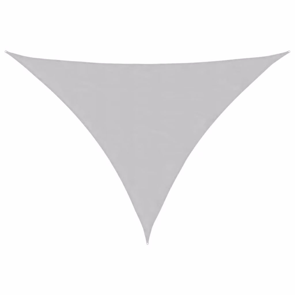 Berkfield Home Sun Shade Sail in Light Grey, 100% Polyester Oxford, W/D/H: 4 x 4 x 5.8 m – 2