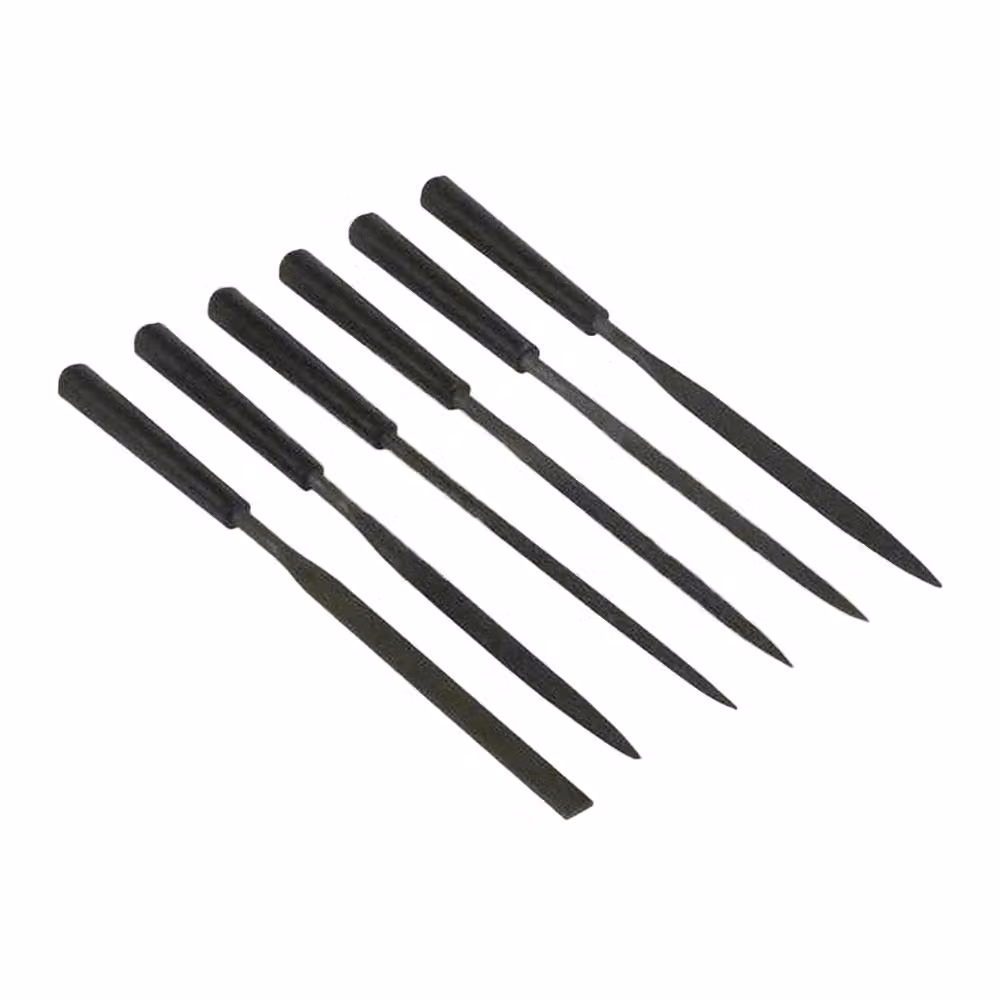 Stanley Carbon Steel Needle File Set, 6 Pack, Black – 2
