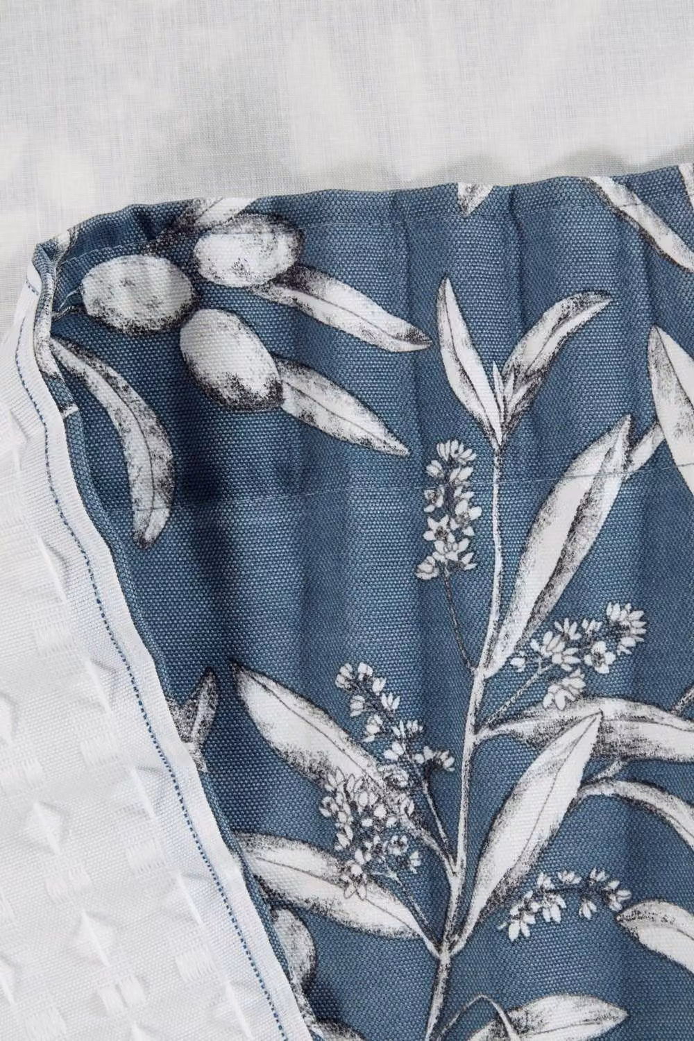 Sundour Aviary Pencil Pleat Taped Curtain Pair in Blue, Floral Pattern, Width: 168 cm, Drop: 183 cm – 3