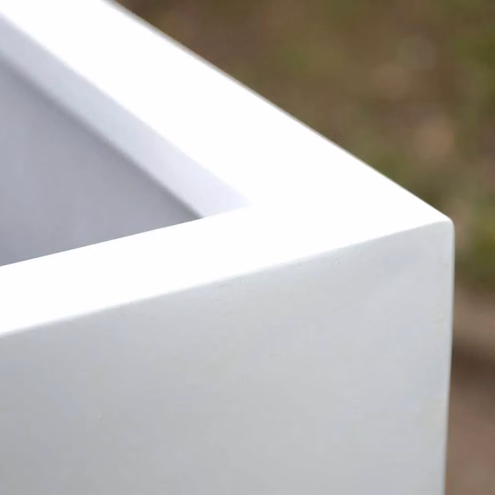 Primrose White Polystone Trough Planter W/D/H: 120 x 60 x 60 cm – 2