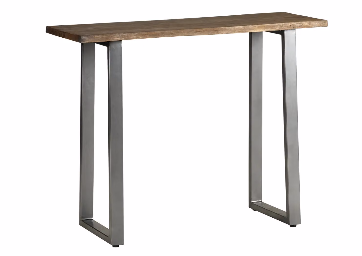 IH Design Galilee Live Edge Console Table in Brown and Grey – 2