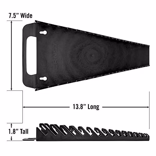 Ernst Manufacturing 15 Tool Wrench Gripper Organiser, Black – 2