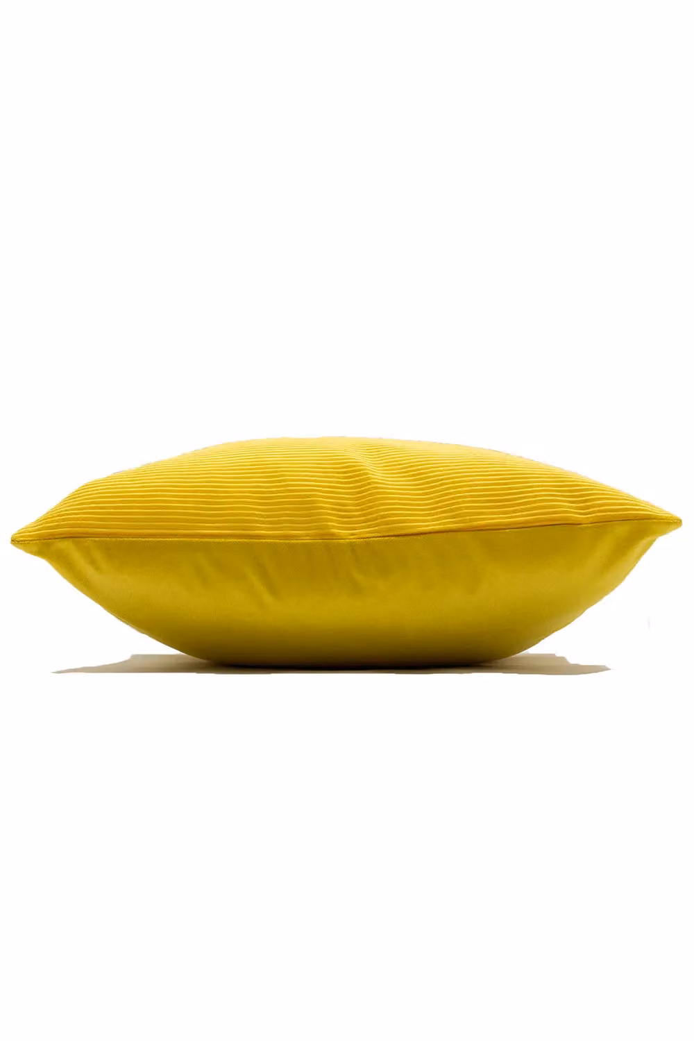 Paoletti Munich Square Ribbed Corduroy Cushion in Yellow and Beige, W/D/H: 45 x 45 x 45 cm – 2
