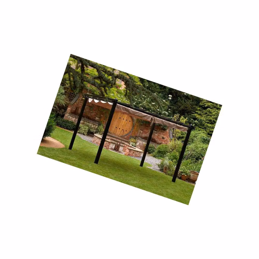 Glendale Garden & Leisure Ltd Seville Gazebo, Brown, W: 400 cm, D: 300 cm – 2