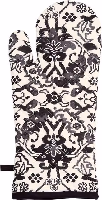 Bedeck of Belfast Saja Single Cotton Oven Glove, Charcoal Grey