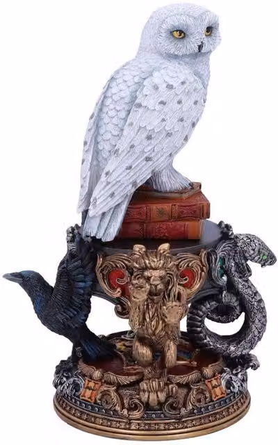 Nemesis Now Harry Potter Hedwig Figurine, White, Height: 22 cm