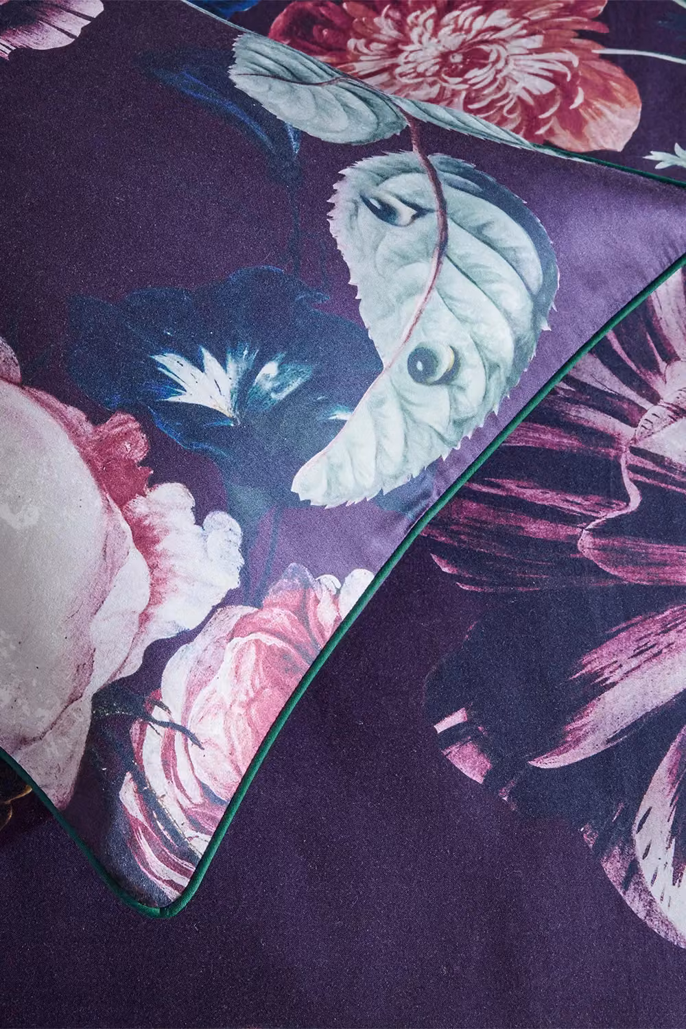 Paoletti Cordelia 200 Thread Count Floral Cotton Pillowcase Set, Multicolour, W/H: 50 x 70 cm – 2