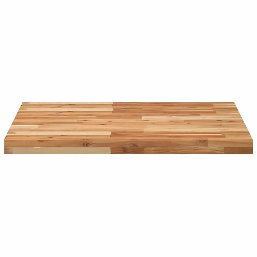 Berkfield Home Square Table Top Solid Acacia Wood in Brown, W/D/H: 70 x 70 x 4 cm – 3