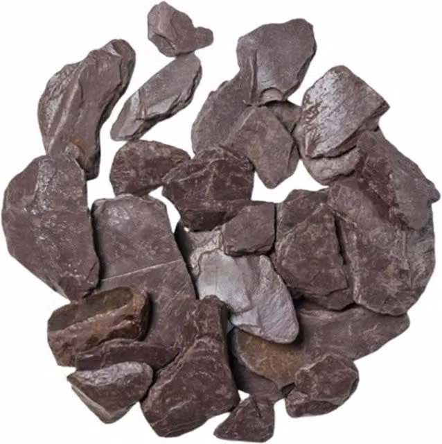 Altico Garden Products Ltd Plum Coloured Slate Chips, 20 mm Bulk Bag, 850 kg, Purple and Brown