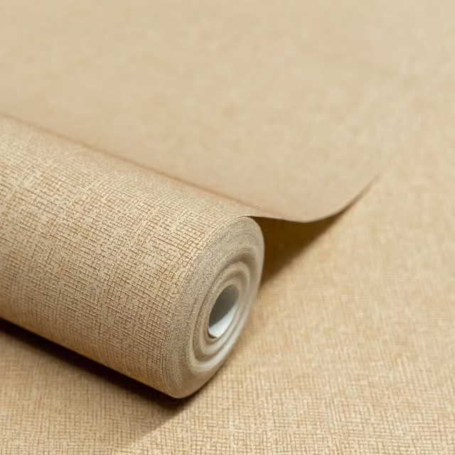 Atogo Boutique Woven Effect Embossed Wallpaper in Sand