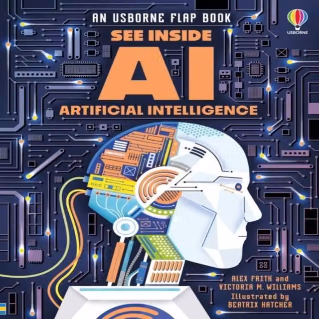 Usborne See Inside AI Board Book by Alex Frith, Multicolour