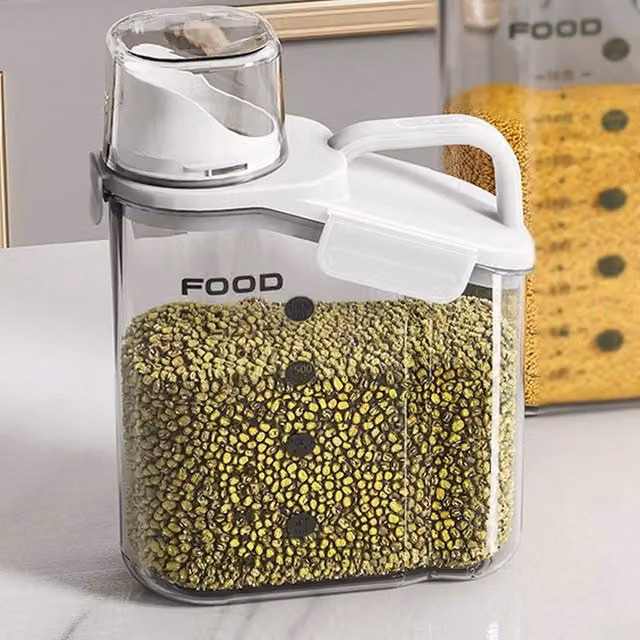 EONLION Waterproof Food and Cereal Storage Container, 1.5 l, Transparent – 1