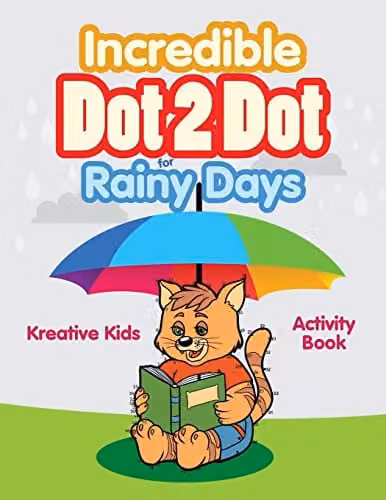 Kreative Kids Incredible Dot 2 Dot for Rainy Days Activity Book, Multicolour