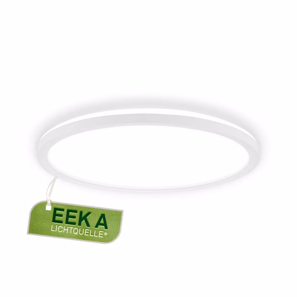 Briloner White Round LED Ceiling Lamp, 11.4W, 2400lm, W/D/H: 29 x 29 x 3 cm – 2