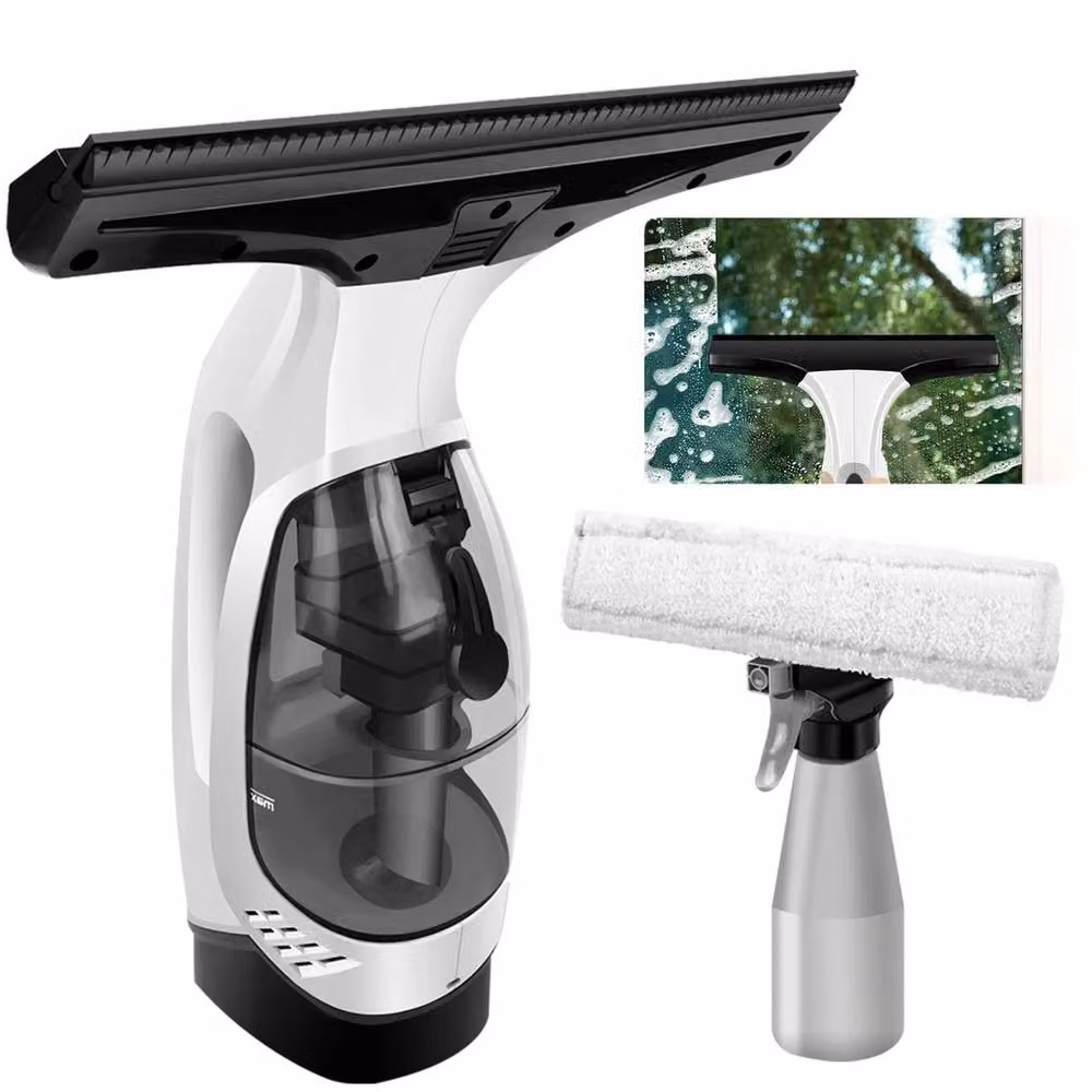 VOGREX Rechargeable Window Vacuum Cleaner with 28 cm Squeegee for Mirrors and Showers, White – 3
