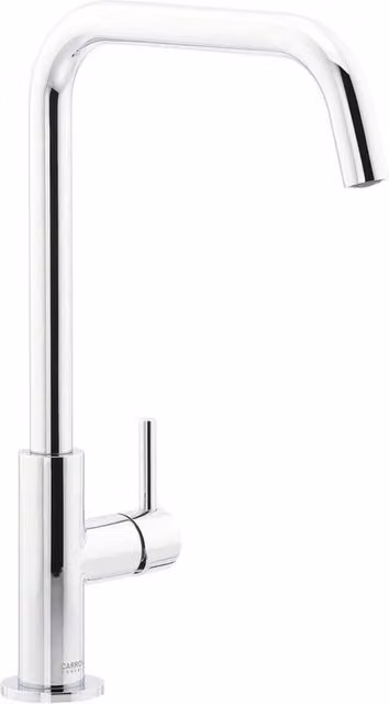 Hinsinc Single Lever Kitchen Mixer Tap in Chrome Silver with Ceramic Disc Technology