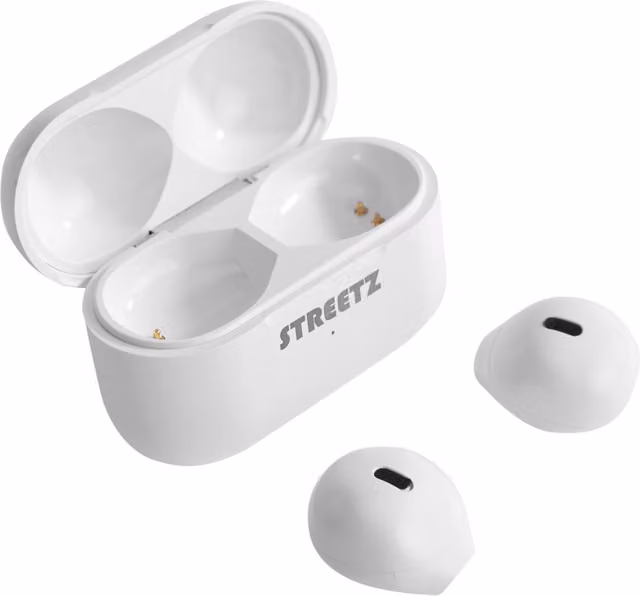 Streetz Mini True Wireless Bluetooth Stereo Earphones - White